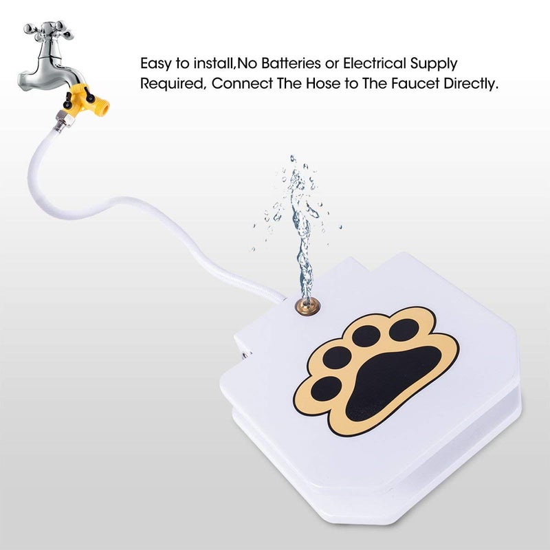 BACOENG Outdoor Dog Pet Water Sprinkler Easy Activated Dog Water Fountain Toy with Molar Rope, Upgrade Premier Valve Set (We Copper VS Others Plastic) - Image 5